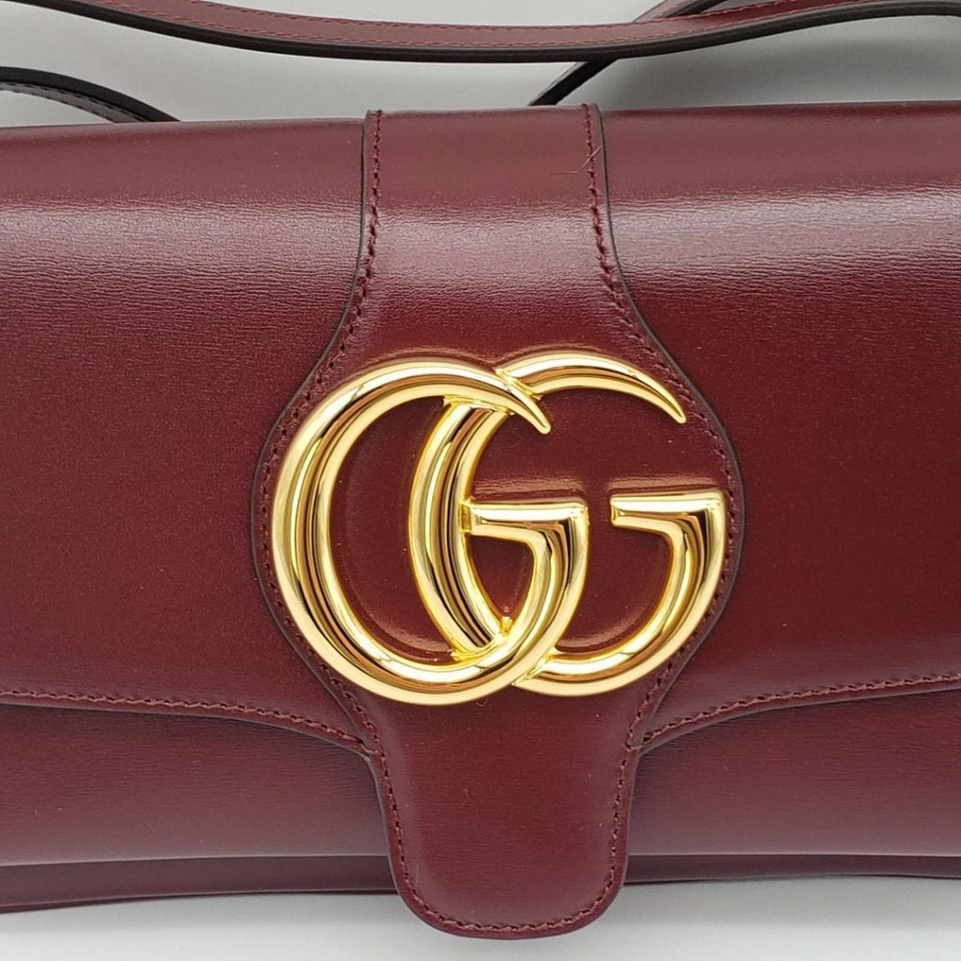 GUCCI Burgundy Leather Small Arli Shoulder Bag Brand New LUX687 - 101225 - Luxury Cheaper LLC