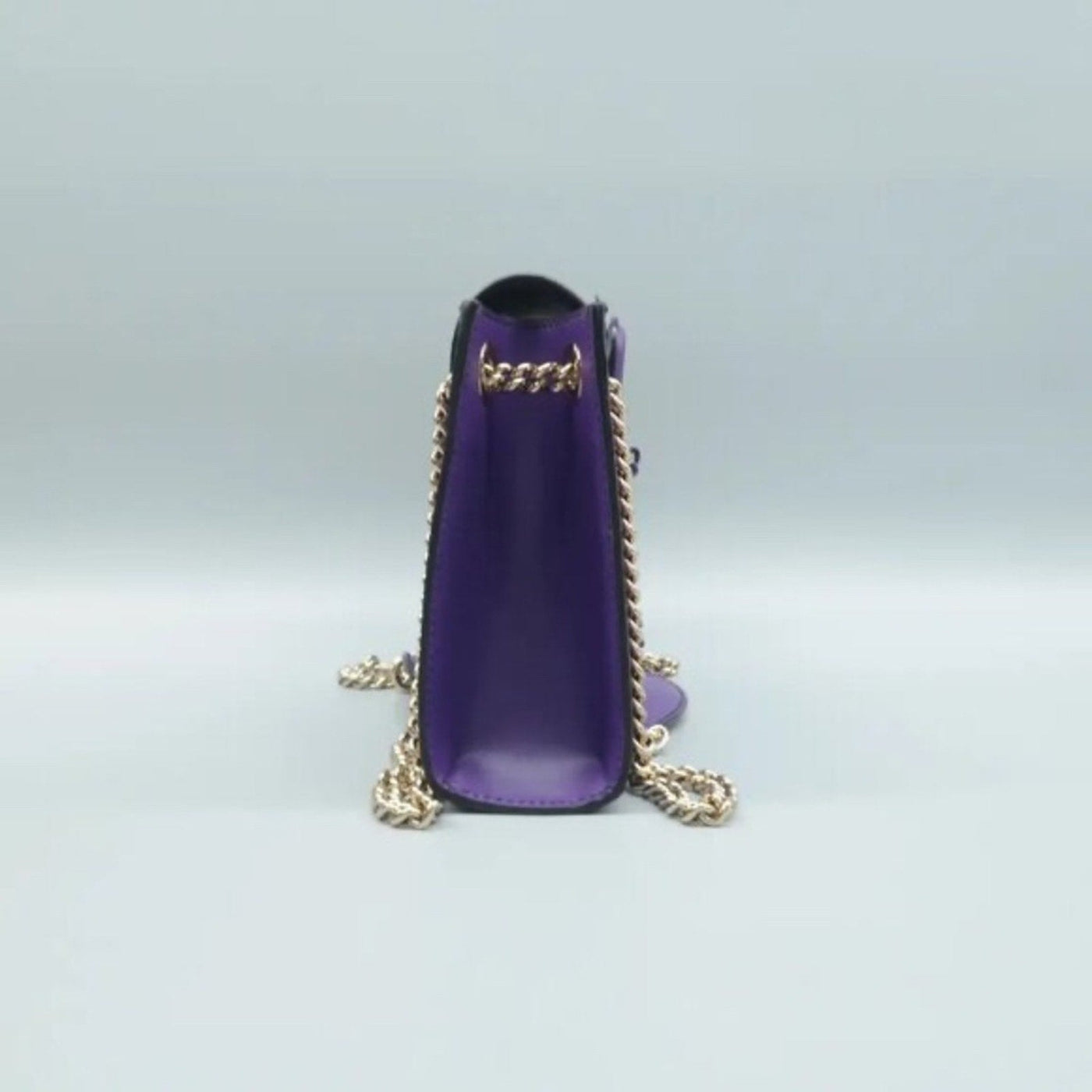 GUCCI Emily Purple GG Leather Shoulder Bag - Luxury Cheaper LLC