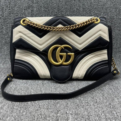 GUCCI GG Marmont Flap Leather Shoulder Bag 675 - 020425 - Luxury Cheaper LLC