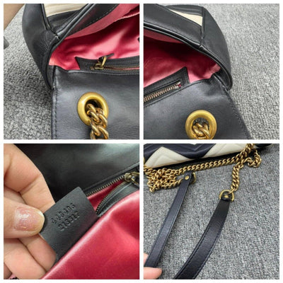 GUCCI GG Marmont Flap Leather Shoulder Bag 675 - 020425 - Luxury Cheaper LLC