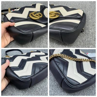 GUCCI GG Marmont Flap Leather Shoulder Bag 675 - 020425 - Luxury Cheaper LLC