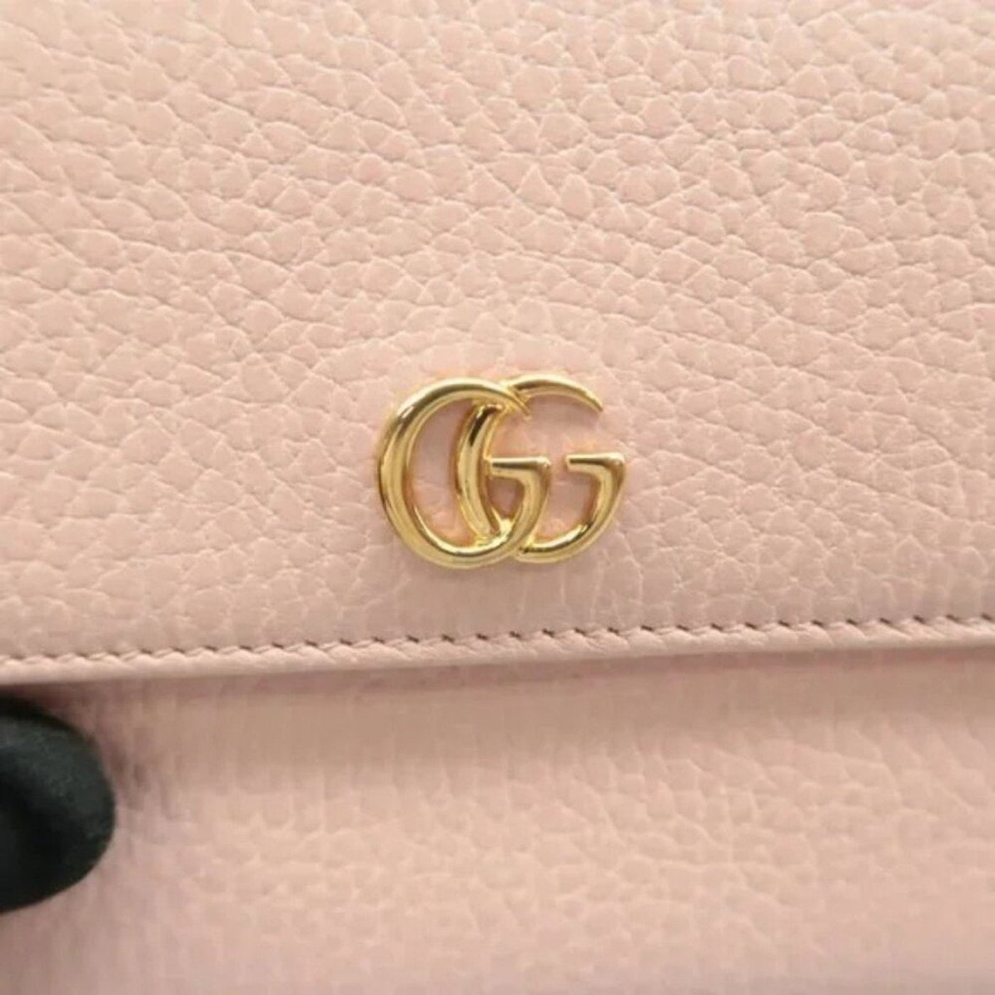 GUCCI GG Marmont Pink Leather Wallet - Luxury Cheaper LLC