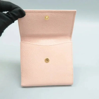 GUCCI GG Marmont Pink Leather Wallet - Luxury Cheaper LLC