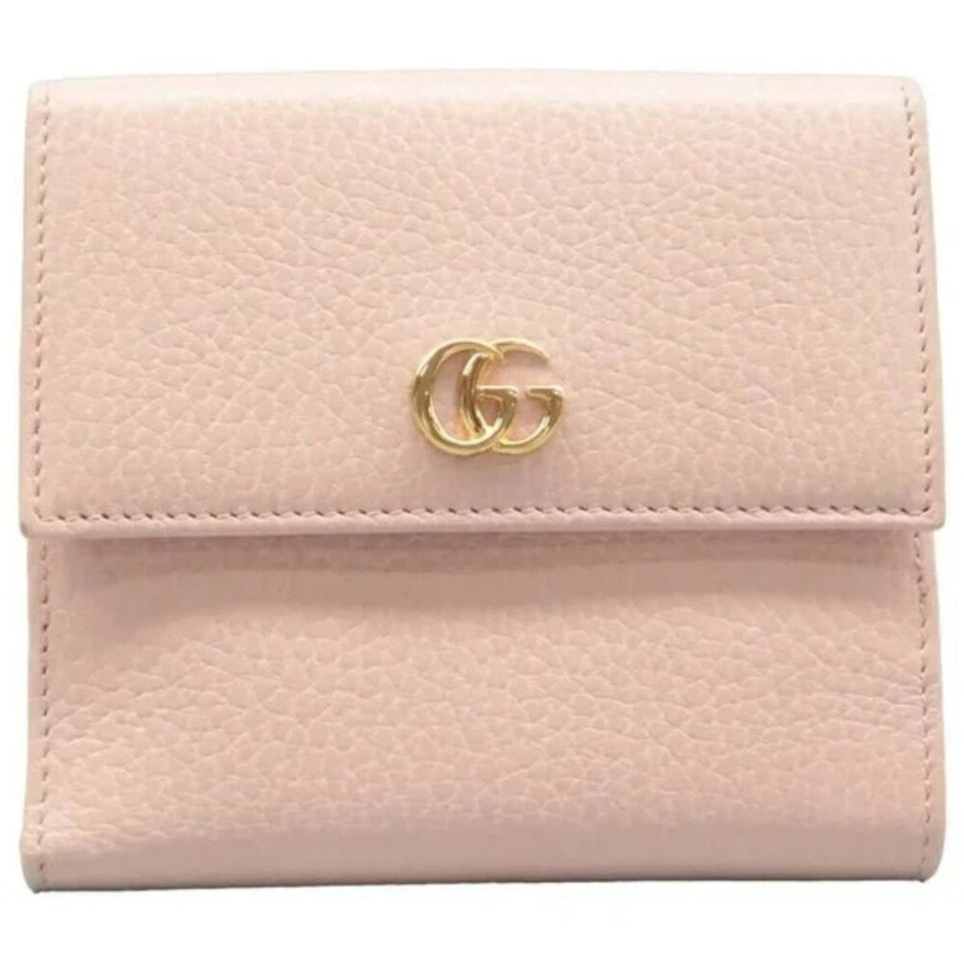 GUCCI GG Marmont Pink Leather Wallet - Luxury Cheaper LLC