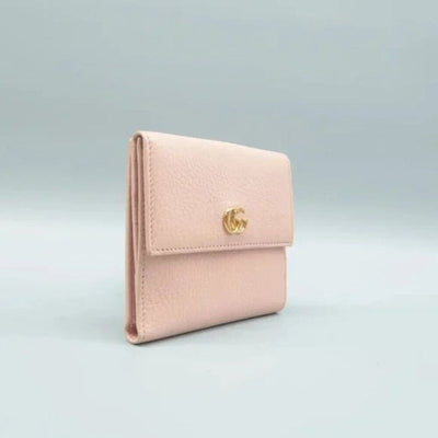 GUCCI GG Marmont Pink Leather Wallet - Luxury Cheaper LLC