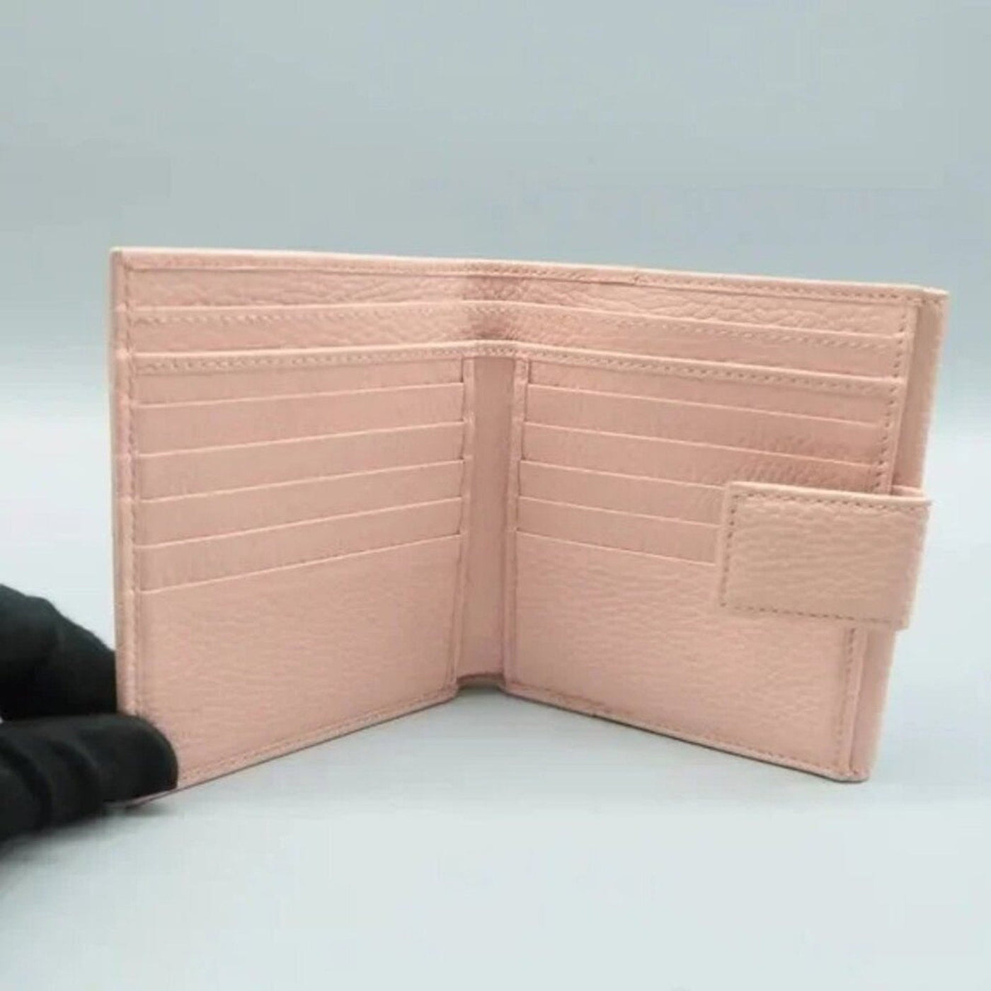 GUCCI GG Marmont Pink Leather Wallet - Luxury Cheaper LLC