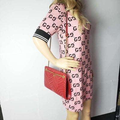 Gucci GG Marmont Quilted Clutch Shoulder Bag Brand New lux1080 - 100225 - Luxury Cheaper LLC