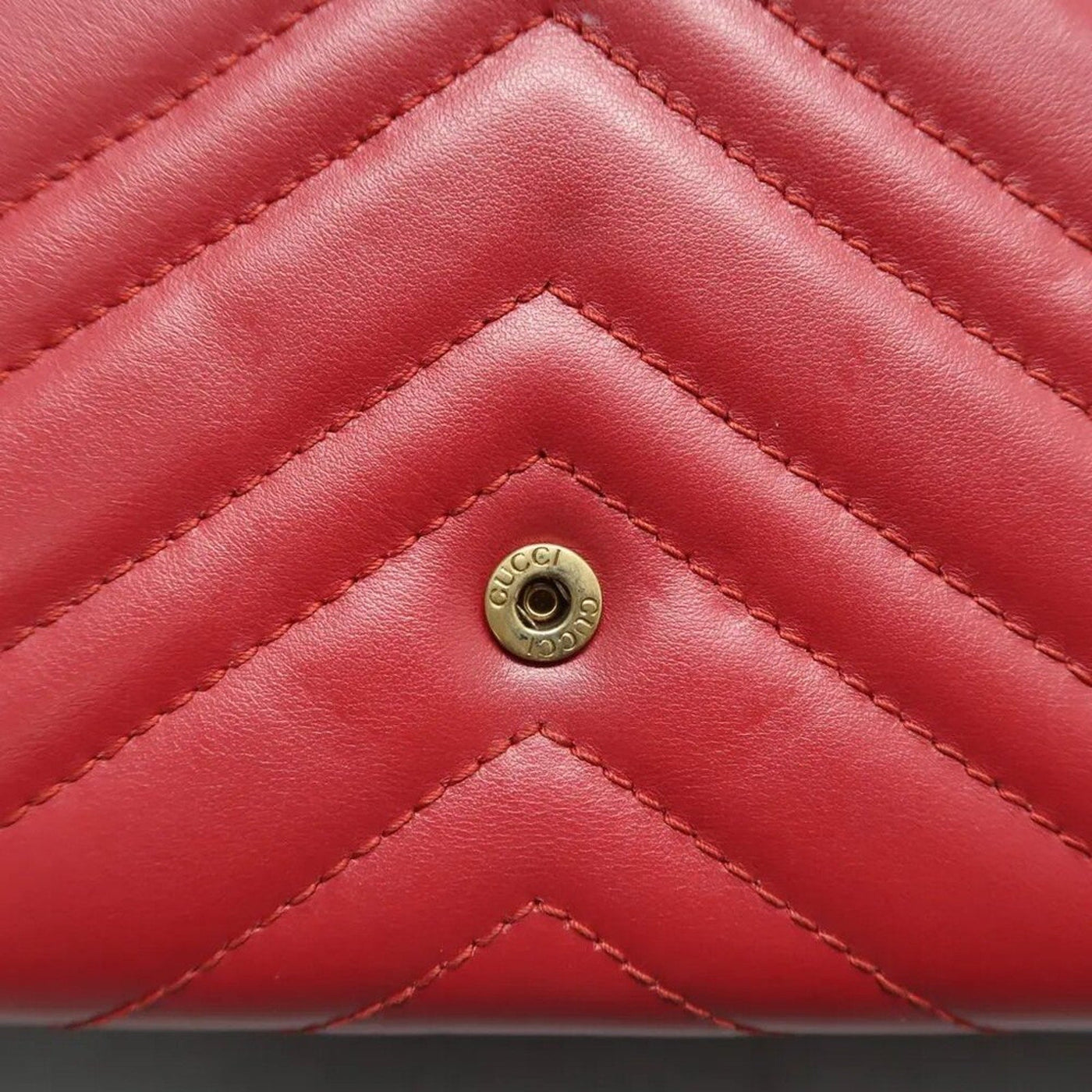 GUCCI GG Marmont Red Leather Shoulder Bag lux550 - 030325 - Luxury Cheaper LLC