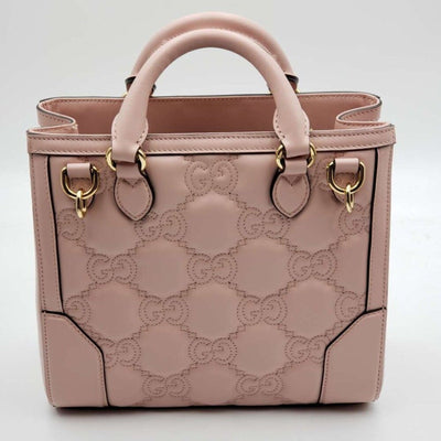 Gucci GG Matelasse Satchel Rose Pink Bag Brand New lux1000 - 100225 - Luxury Cheaper LLC