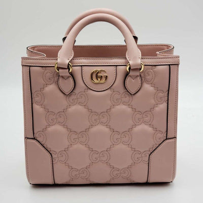 Gucci GG Matelasse Satchel Rose Pink Bag Brand New lux1000 - 100225 - Luxury Cheaper LLC