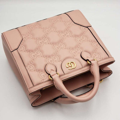 Gucci GG Matelasse Satchel Rose Pink Bag Brand New lux1000 - 100225 - Luxury Cheaper LLC