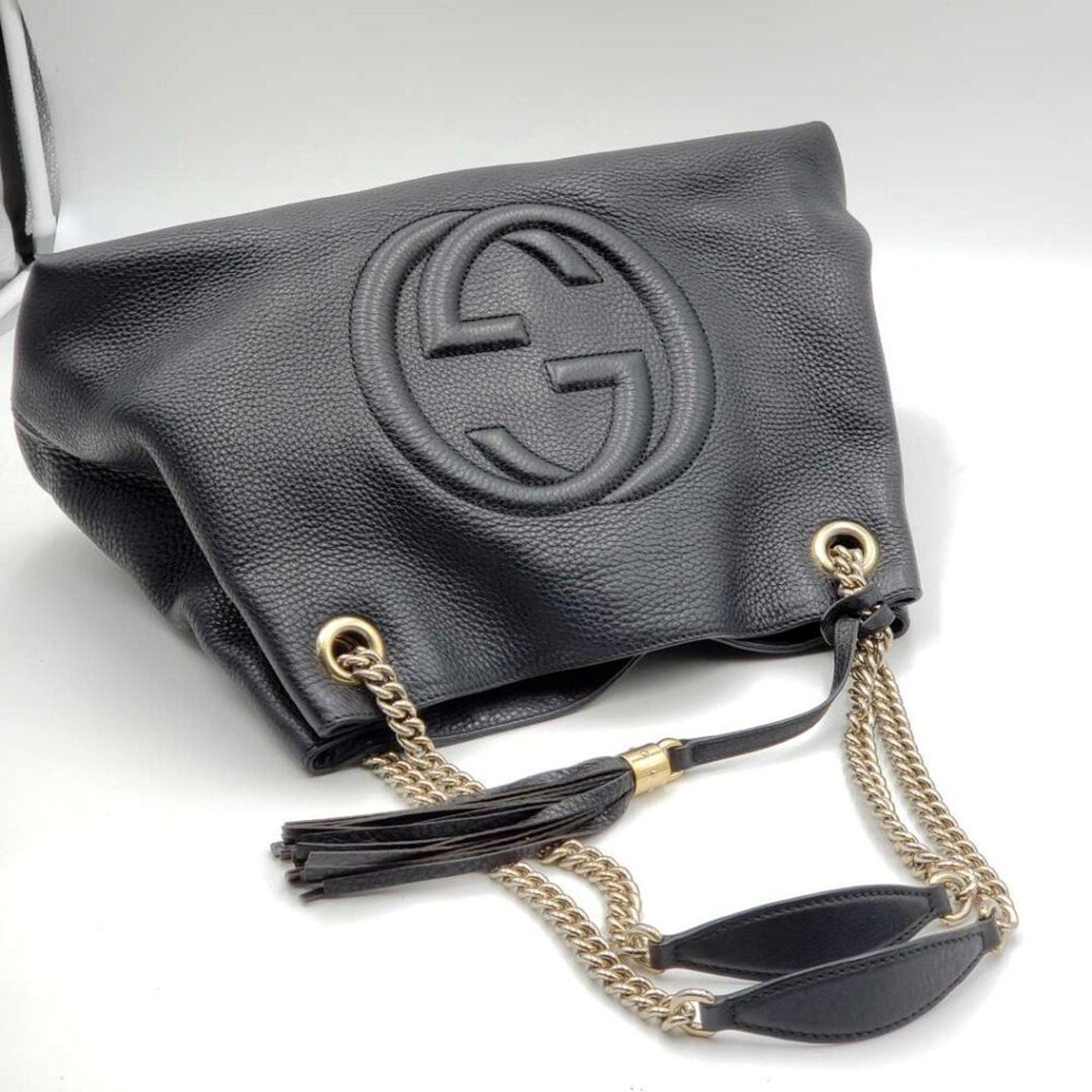 Gucci GG Soho on Chain Medium Shoulder Bag - Luxury Cheaper LLC