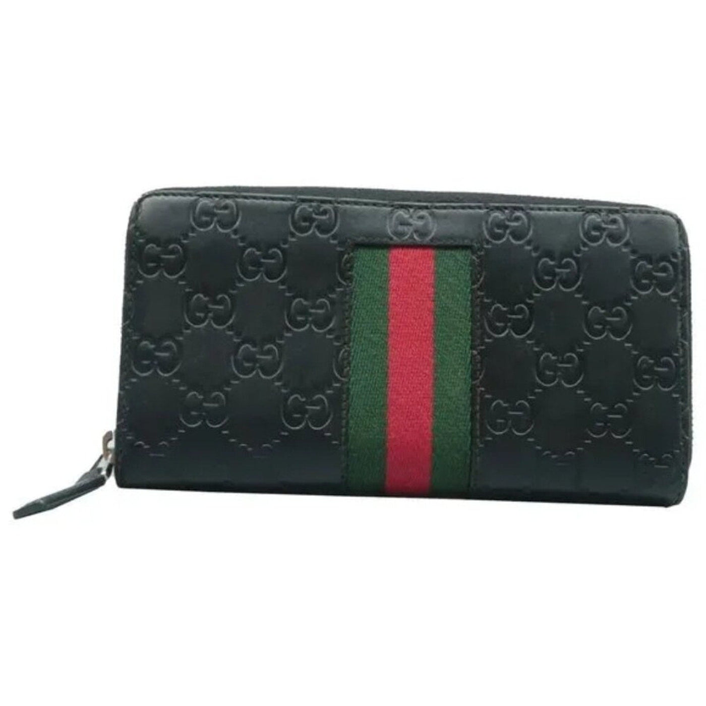 GUCCI Guccissima Black Leather Wallet - Luxury Cheaper LLC