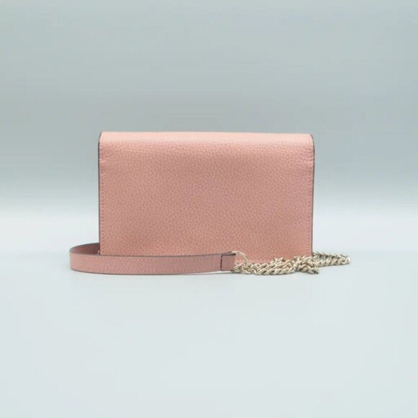 GUCCI Interlocking Pink Leather Shoulder Bag - Luxury Cheaper LLC