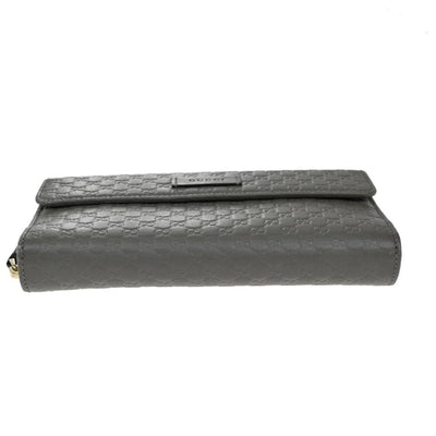 GUCCI Micro Guccissima GG Pattern Long Zipper Wallet Leather bm2 - 198 - 082525 - Luxury Cheaper LLC