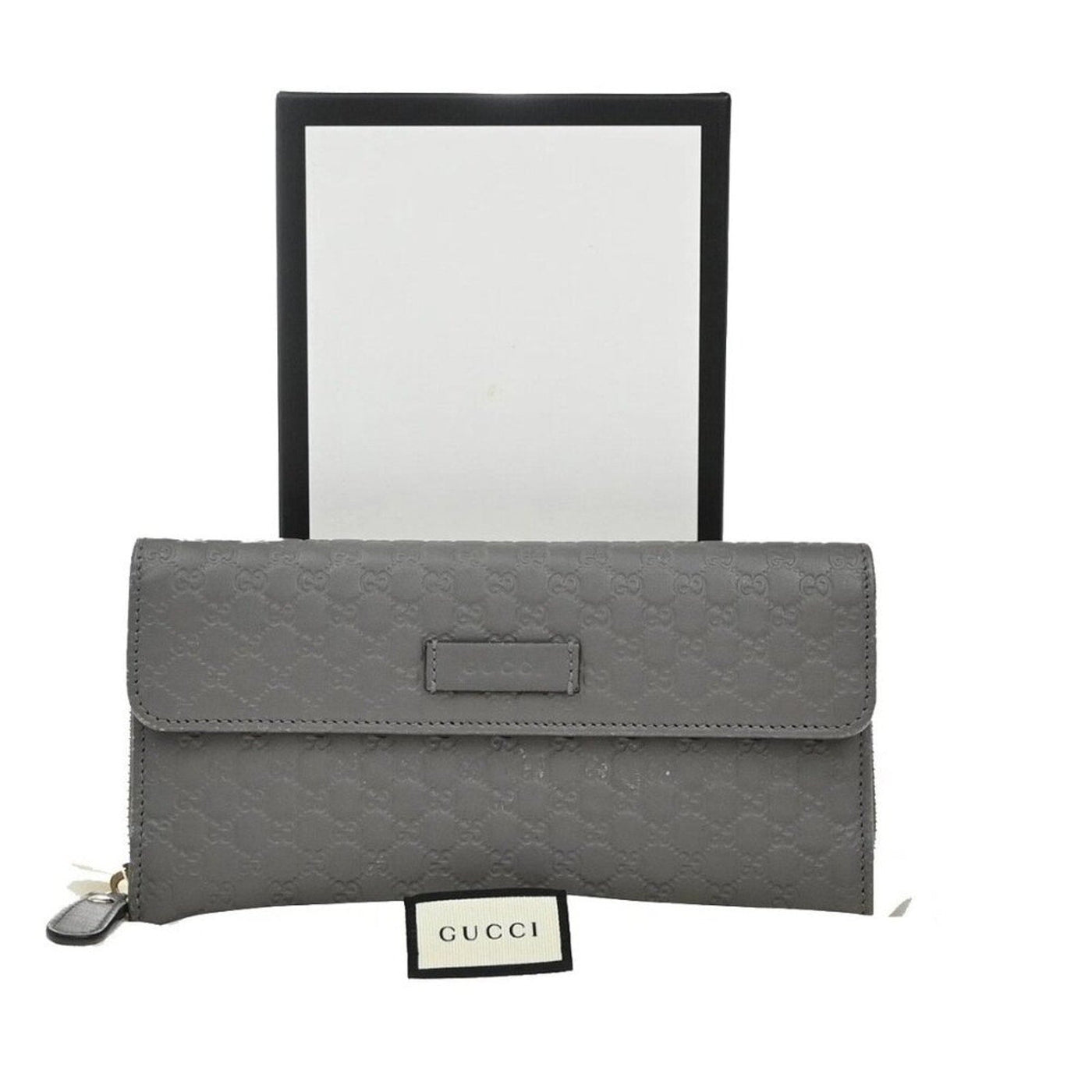 GUCCI Micro Guccissima GG Pattern Long Zipper Wallet Leather bm2 - 198 - 082525 - Luxury Cheaper LLC