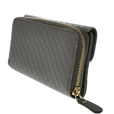 GUCCI Micro Guccissima GG Pattern Long Zipper Wallet Leather bm2 - 198 - 082525 - Luxury Cheaper LLC
