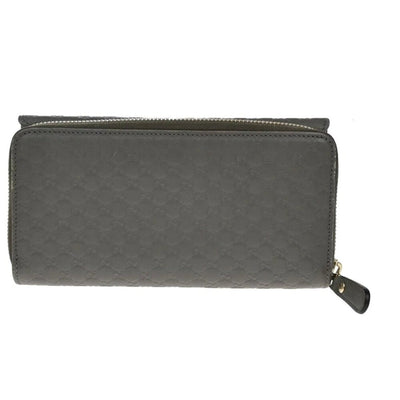 GUCCI Micro Guccissima GG Pattern Long Zipper Wallet Leather bm2 - 198 - 082525 - Luxury Cheaper LLC
