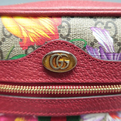 GUCCI Ophidia Red&Brown Canvas Shoulder Bag lux500 - 020125 - Luxury Cheaper LLC