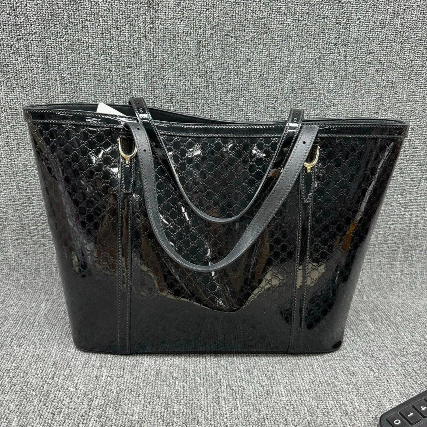 Gucci Patent Leather Tote Bag - Luxury Cheaper LLC