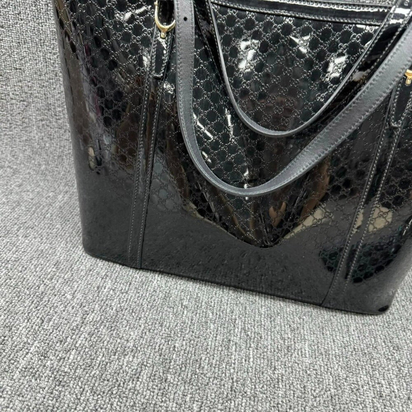 Gucci Patent Leather Tote Bag - Luxury Cheaper LLC