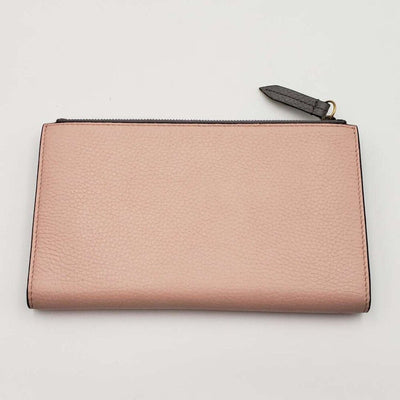 GUCCI Pink&Grey W/P Leather Clutch Bag - Luxury Cheaper LLC