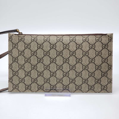 Gucci Pouch/Wristlet Canvas Bag - Luxury Cheaper LLC