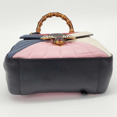 Gucci Queen Margaret Bamboo Handle Pearl Colorstone Backpack 690 - 102224 - Luxury Cheaper LLC