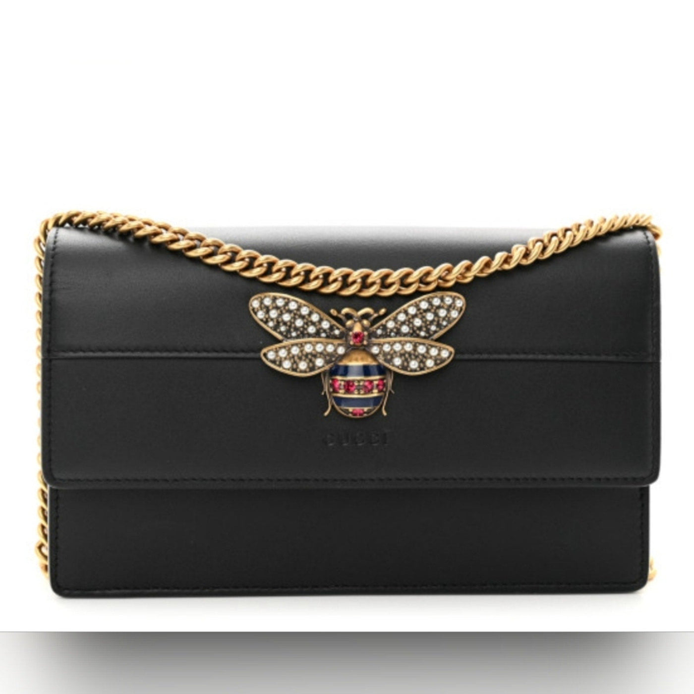Gucci Queen Margaret Leather Wallet on Chain lux530 - 121324 - Luxury Cheaper LLC