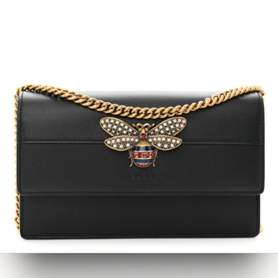 Gucci Queen Margaret Leather Wallet on Chain lux530 - 121324 - Luxury Cheaper LLC