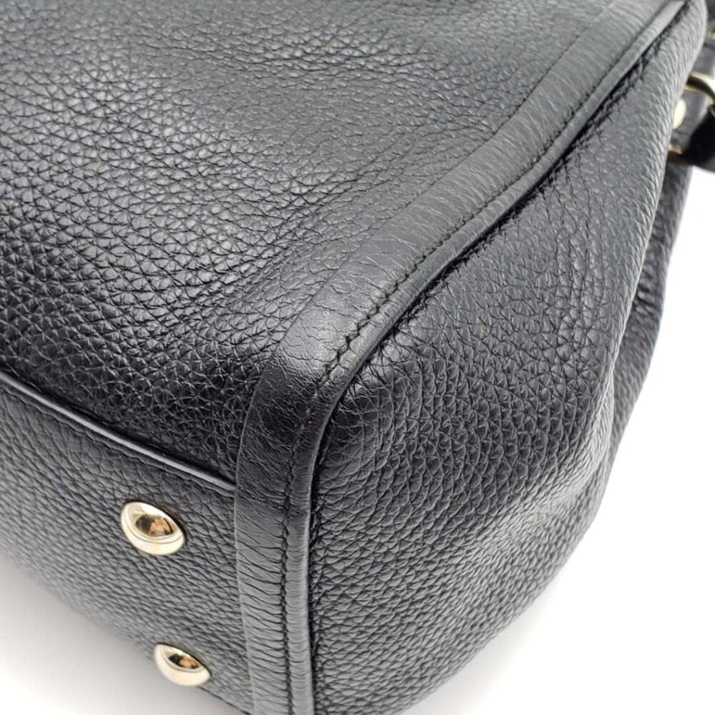 GUCCI Soho Black Leather Shoulder Bag - Luxury Cheaper LLC