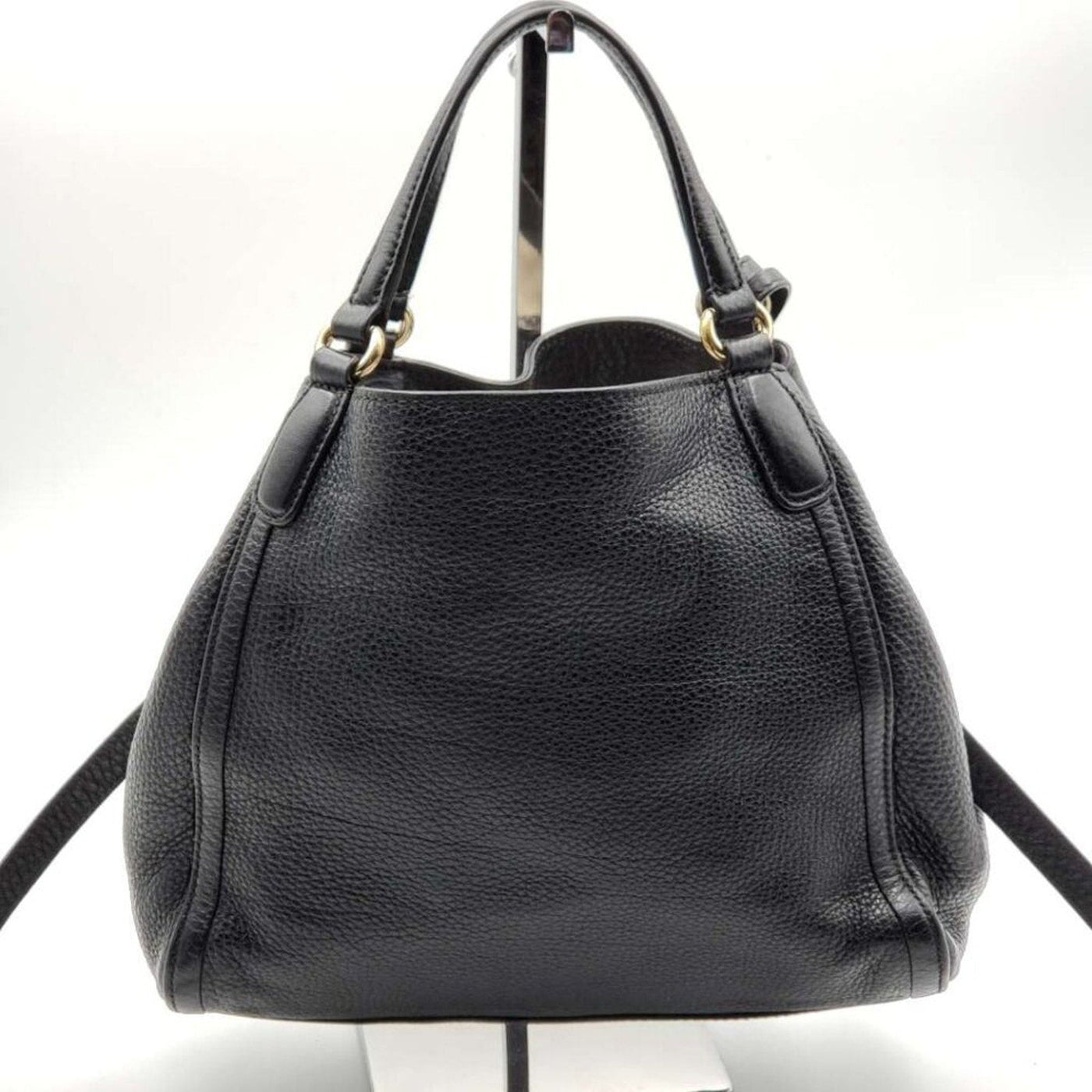 GUCCI Soho Black Leather Shoulder Bag - Luxury Cheaper LLC