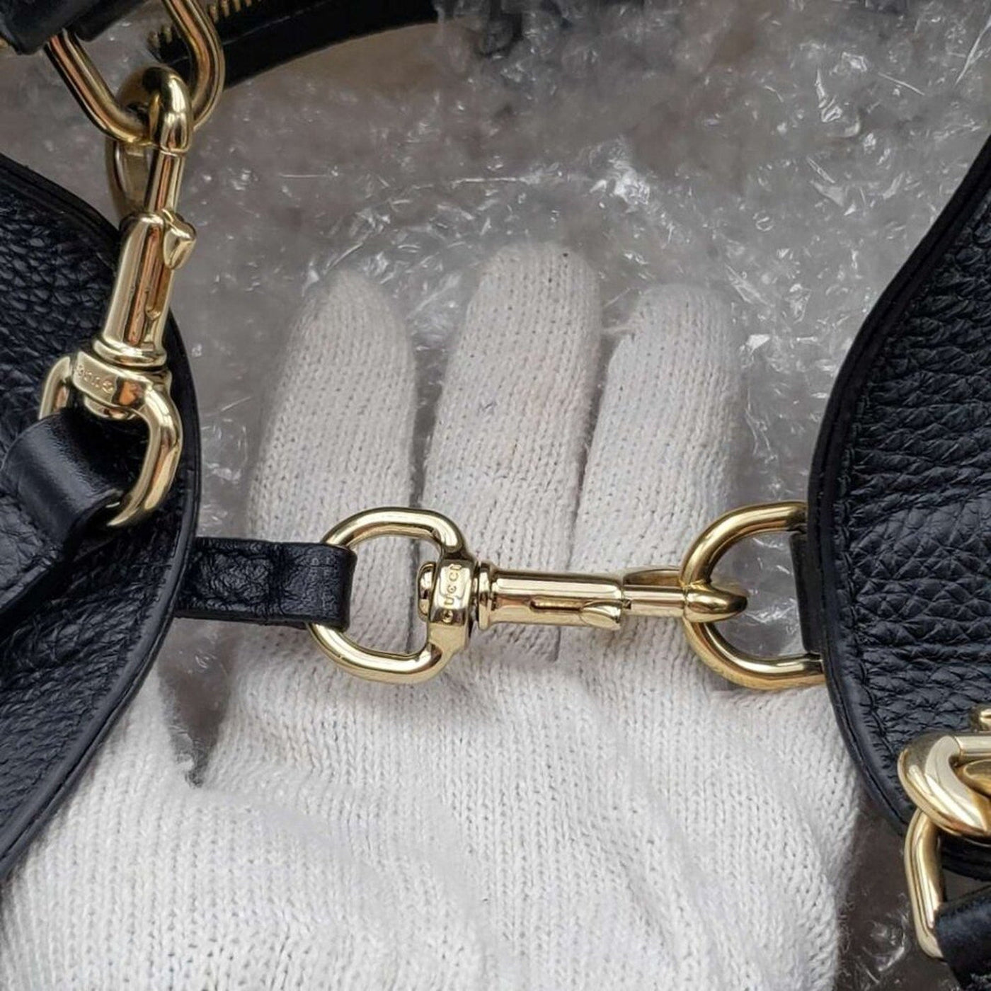 GUCCI Soho Black Leather Shoulder Bag - Luxury Cheaper LLC