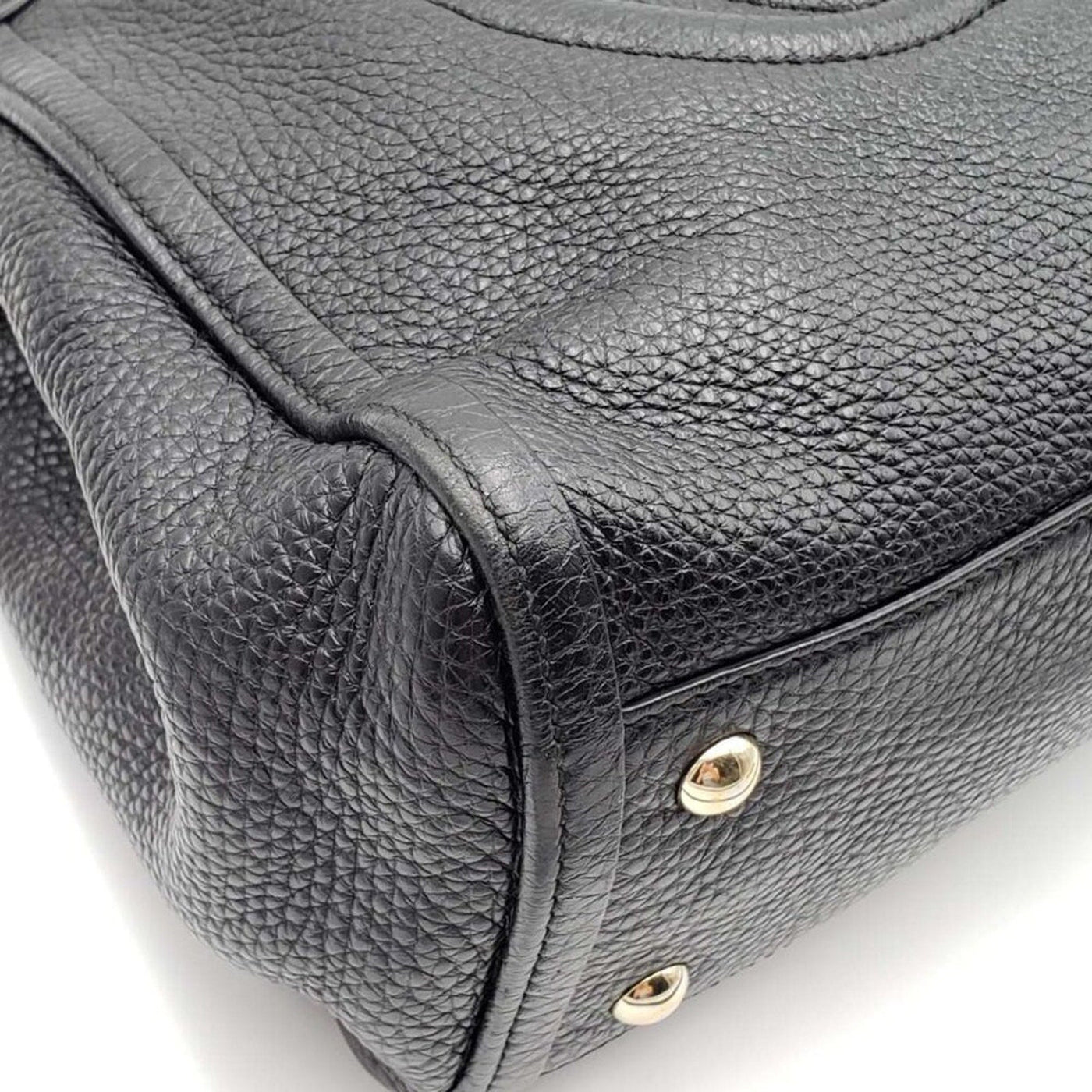 GUCCI Soho Black Leather Shoulder Bag - Luxury Cheaper LLC