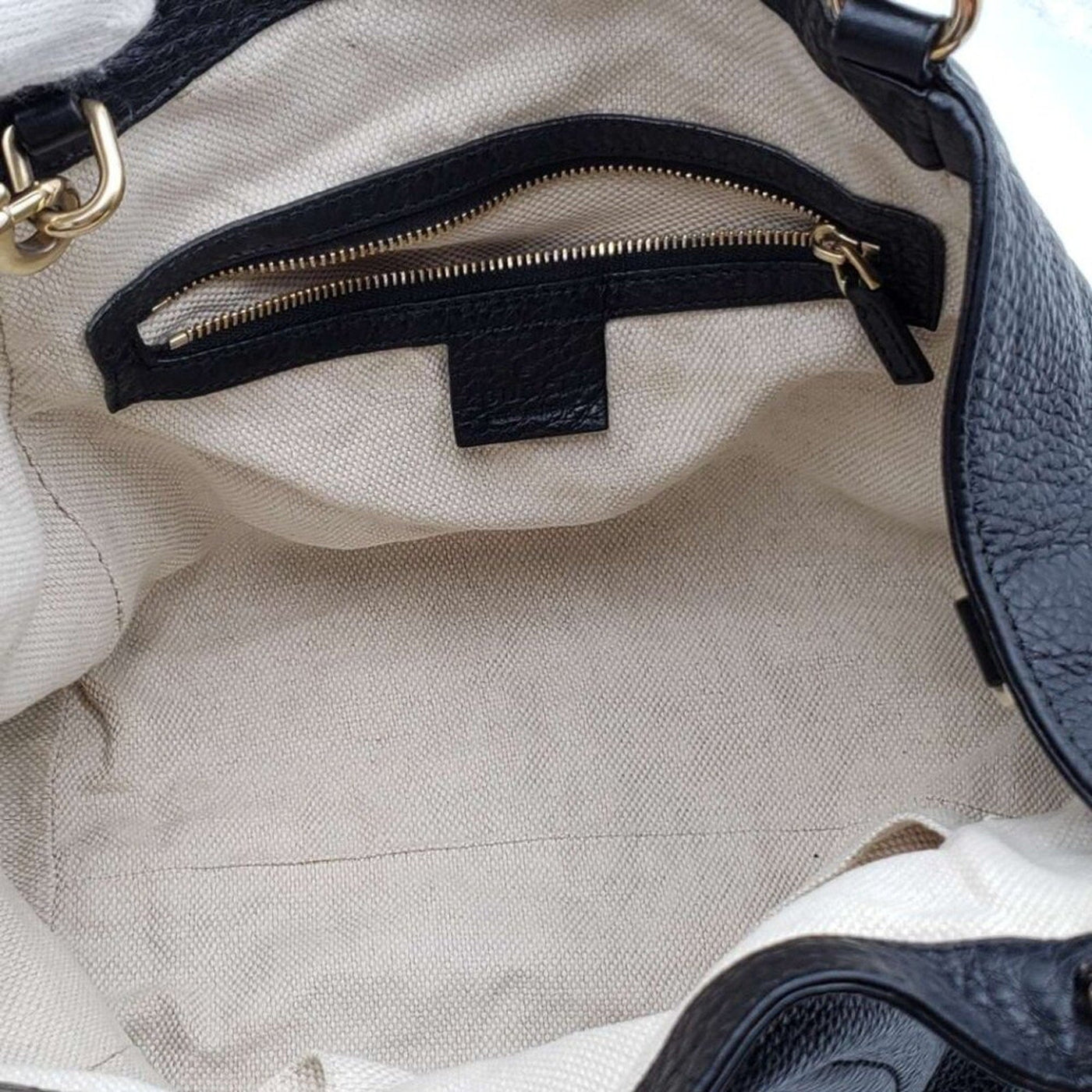 GUCCI Soho Black Leather Shoulder Bag - Luxury Cheaper LLC