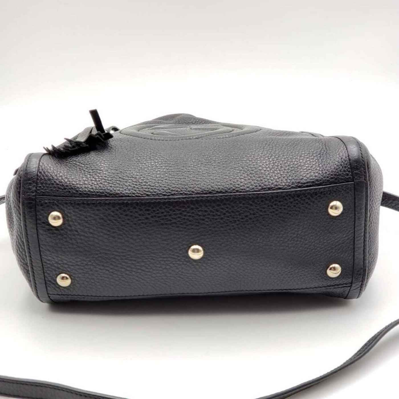 GUCCI Soho Black Leather Shoulder Bag - Luxury Cheaper LLC