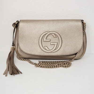 GUCCI Soho Leather Shoulder Bag 449 - 092625 - Luxury Cheaper LLC