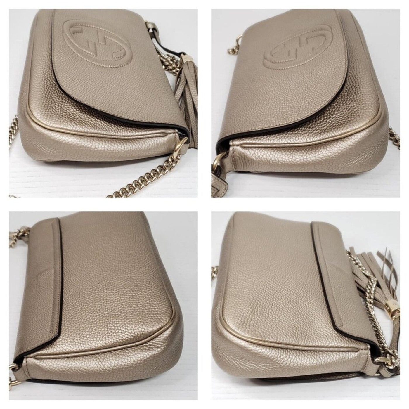 GUCCI Soho Leather Shoulder Bag 449 - 092625 - Luxury Cheaper LLC