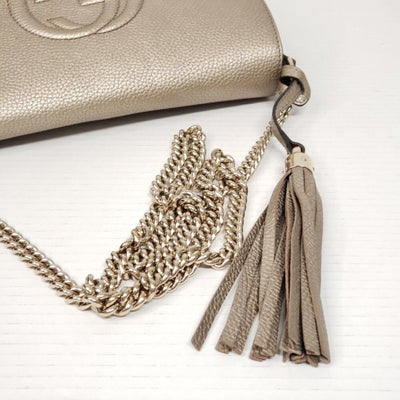GUCCI Soho Leather Shoulder Bag 449 - 092625 - Luxury Cheaper LLC