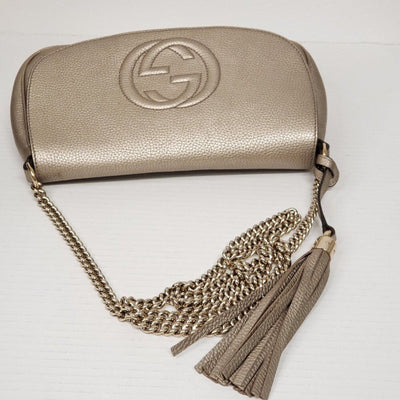 GUCCI Soho Leather Shoulder Bag 449 - 092625 - Luxury Cheaper LLC