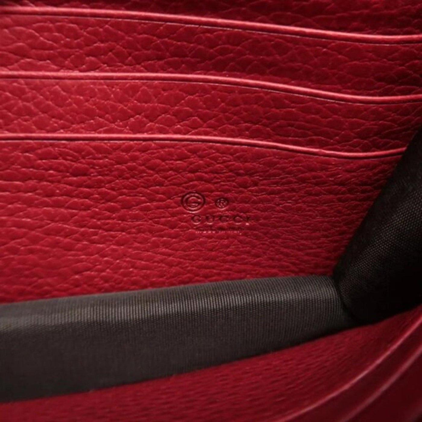 GUCCI Woc Red Leather Shoulder Bag - Luxury Cheaper LLC