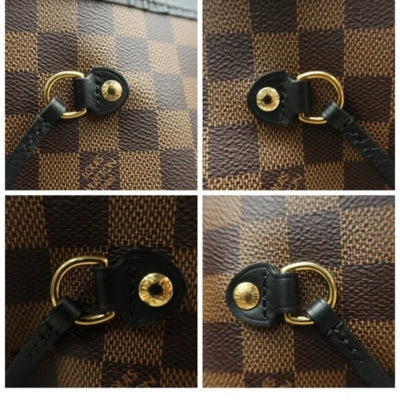 Louis Vuittion Neverfull MM W/P Brown Damier Ebene leather Shoulder bag - Luxury Cheaper LLC