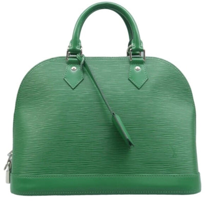 Louis Vuitton Alma Green EPI Leather Tote - Luxury Cheaper LLC