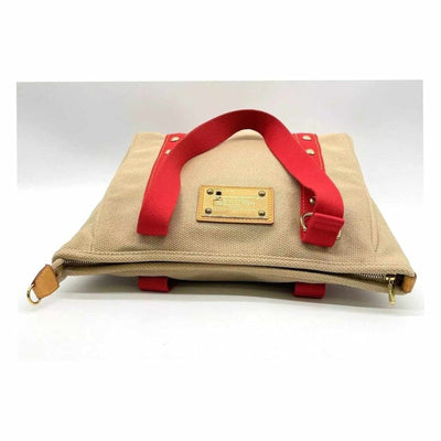 Louis Vuitton Antigua Red Caba MM W/Box Tote Bag - Luxury Cheaper LLC