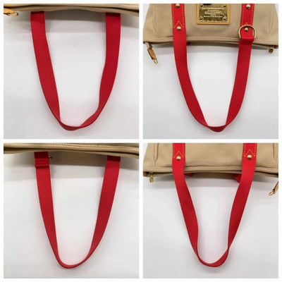 Louis Vuitton Antigua Red Caba MM W/Box Tote Bag - Luxury Cheaper LLC