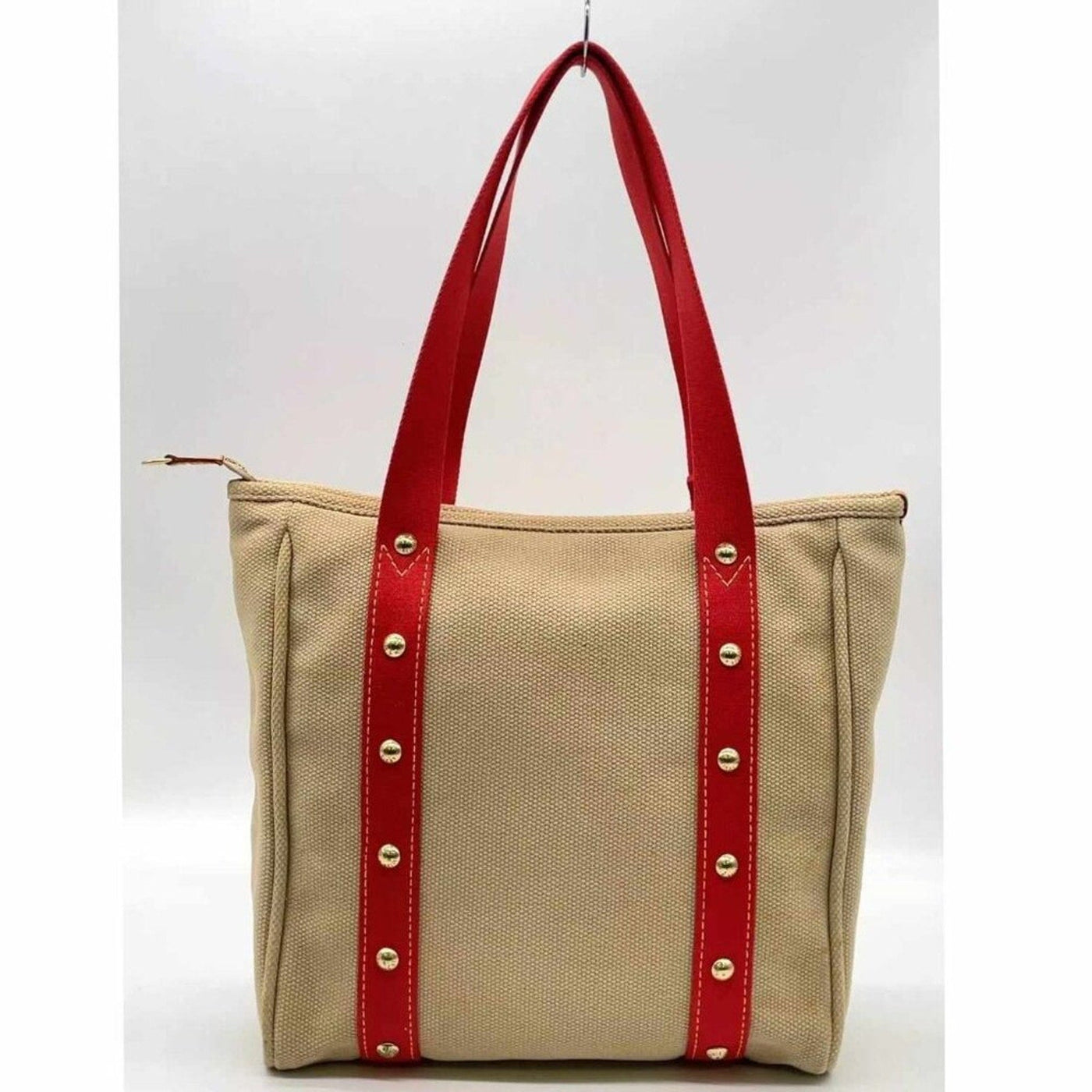 Louis Vuitton Antigua Red Caba MM W/Box Tote Bag - Luxury Cheaper LLC