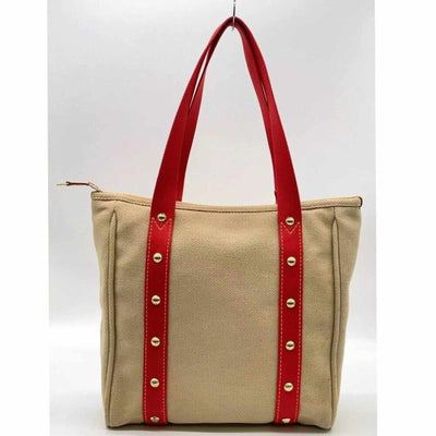 Louis Vuitton Antigua Red Caba MM W/Box Tote Bag - Luxury Cheaper LLC