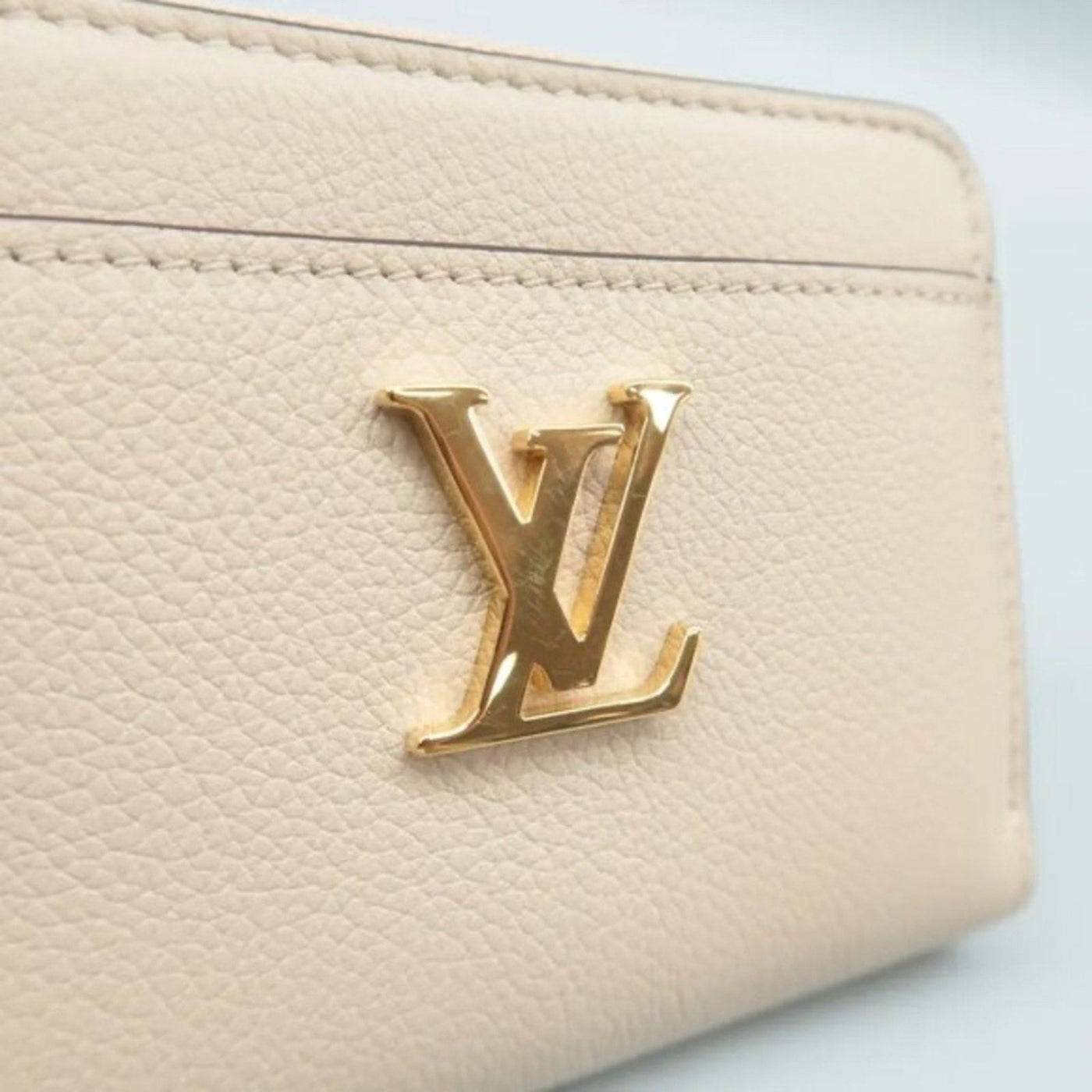 Louis Vuitton Beige Leather Wallet - Luxury Cheaper LLC