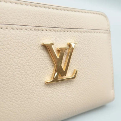 Louis Vuitton Beige Leather Wallet - Luxury Cheaper LLC