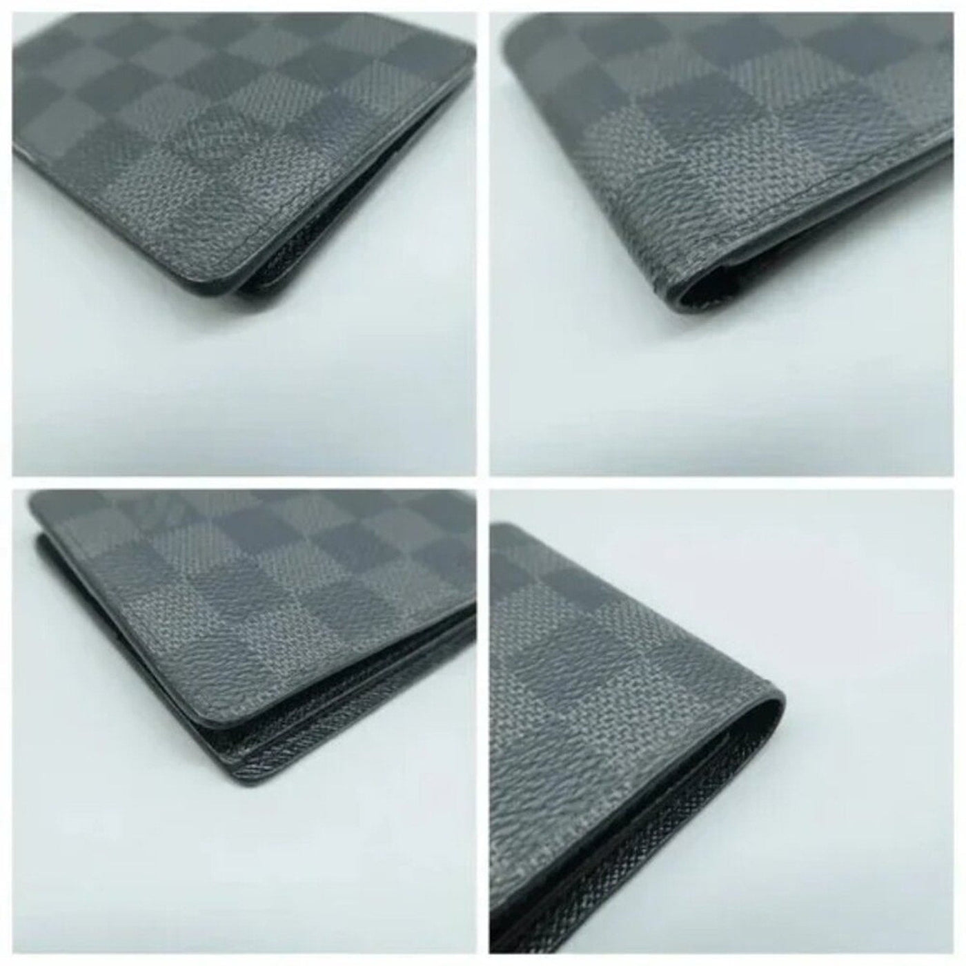 Louis Vuitton Black Damier Graphite Canvas Wallet - Luxury Cheaper LLC